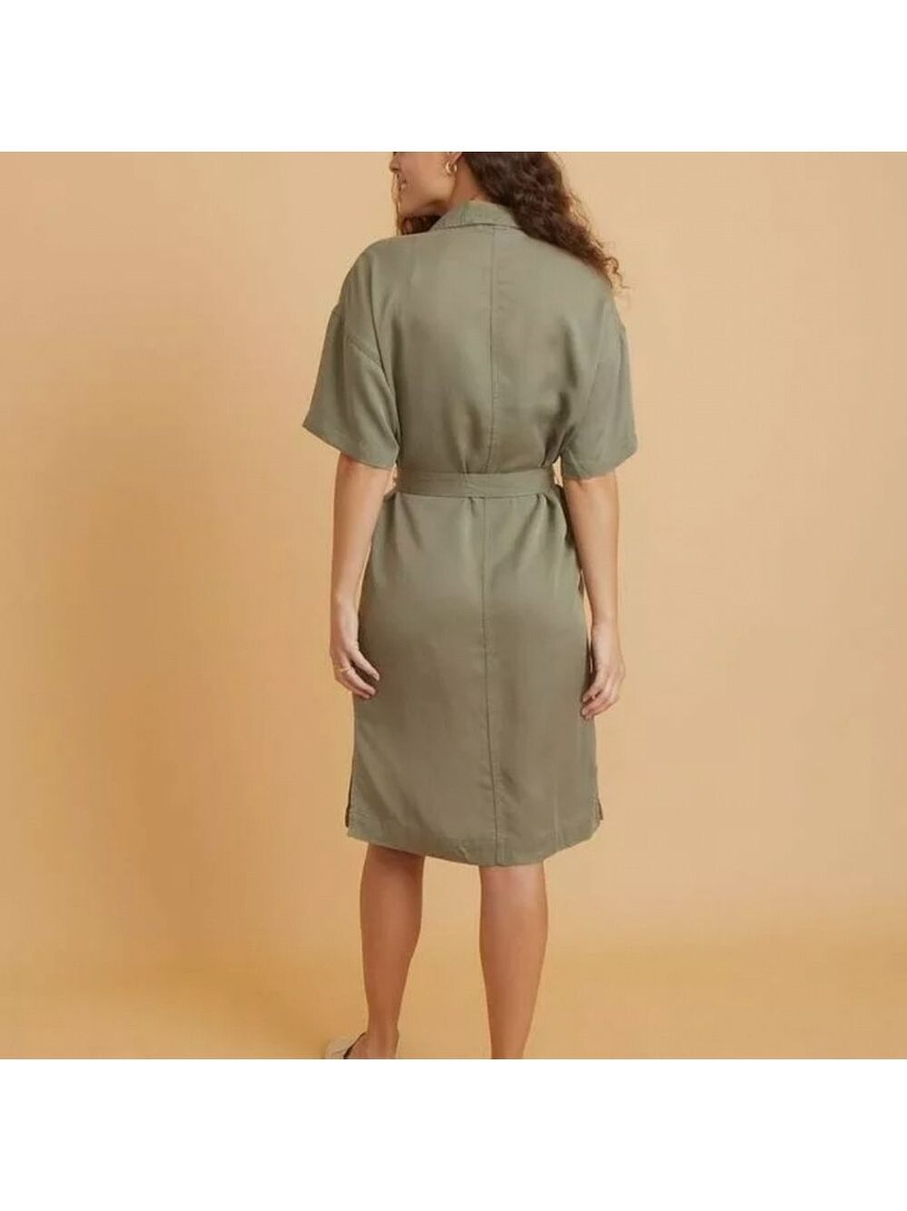 Marine Layer Renata Midi Belted Dress - Picture 5 of 7